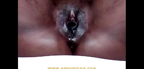  Black vagina close up